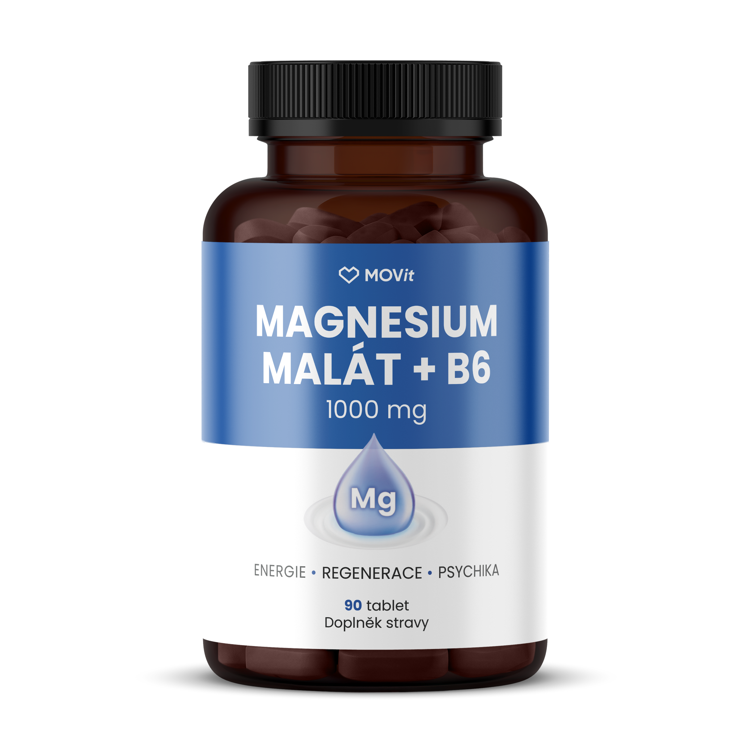 Magnesium Malát 1000 mg + B6, 90 tablet