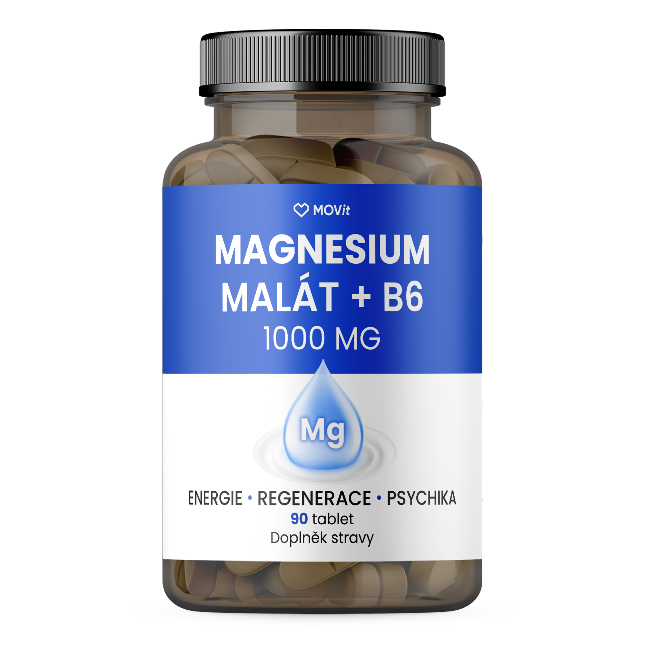 Magnesium Malát 1000 mg + B6, 90 tablet