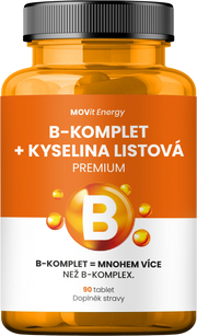 B-Komplet + Kyselina listová PREMIUM, 90 tablet