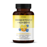 Omega 3 Premium + K2 + D3 + E, 90 tobolek