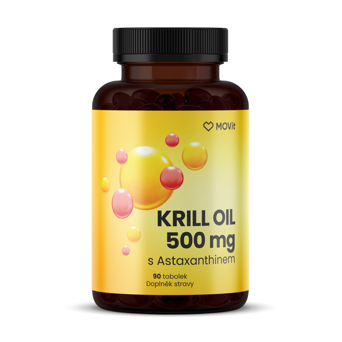 Omega Krill Oil 500 mg s Astaxanthinem