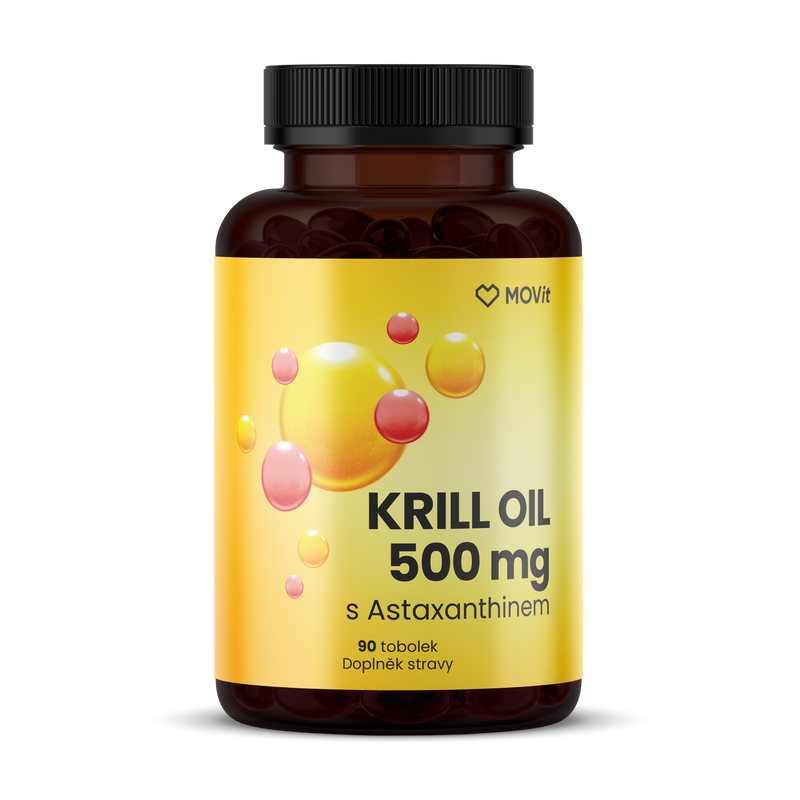 Omega Krill Oil 500 mg s Astaxanthinem