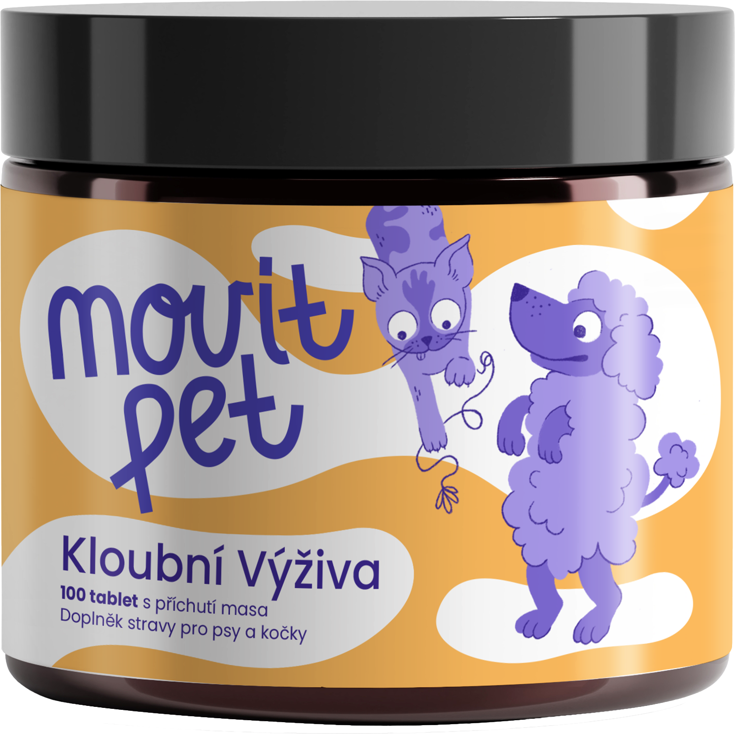 MOVit PET Kloubní Výživa, 100 tablet s příchutí masa