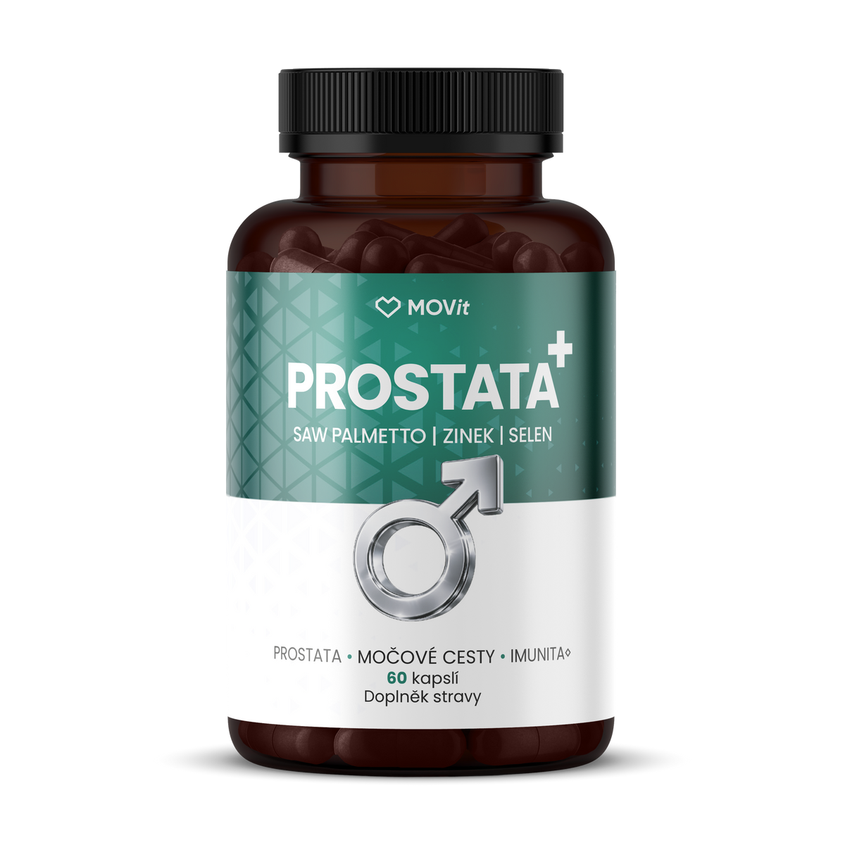 PROSTATA+ Saw palmetto & zinek & selen, 60 kapslí