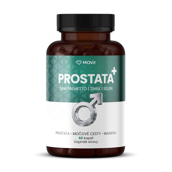 PROSTATA+ Saw palmetto & zinek & selen, 60 kapslí