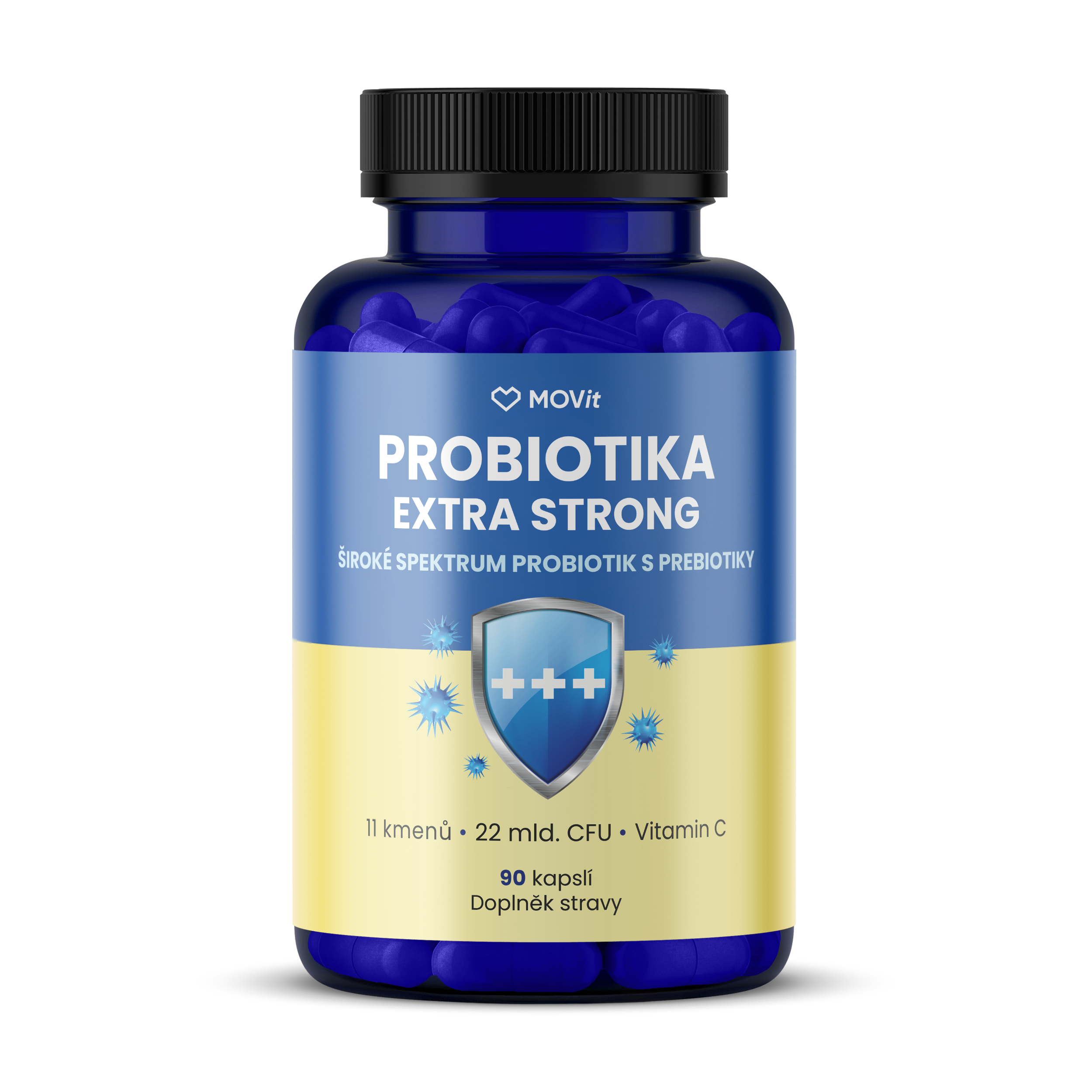 Probiotika EXTRA STRONG, 90 veganských kapslí