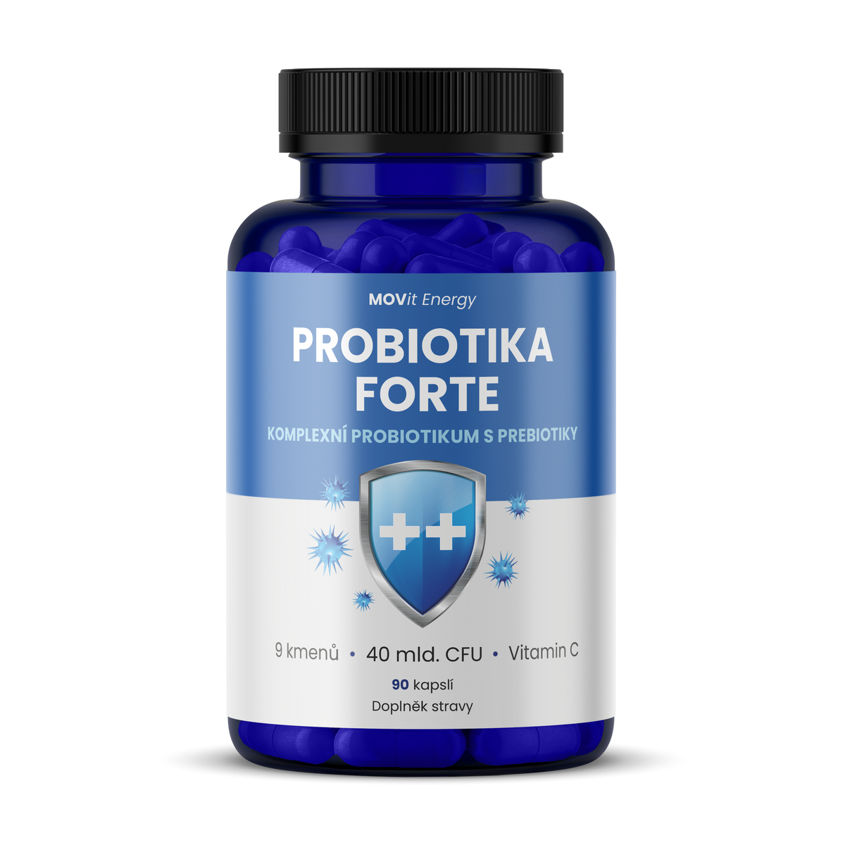 Probiotika FORTE, 90 veganských kapslí