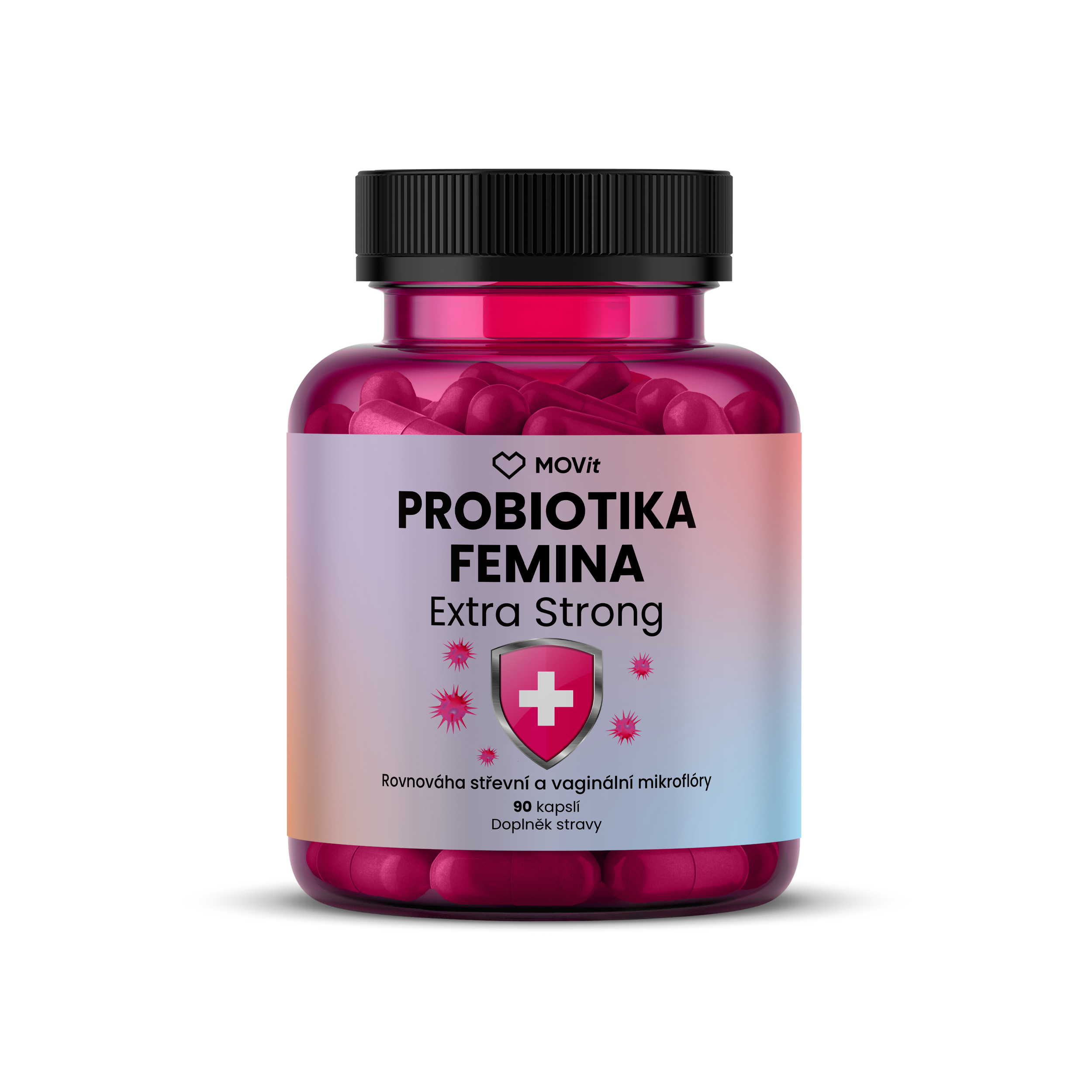 Probiotika FEMINA EXTRA STRONG, 90 kapslí
