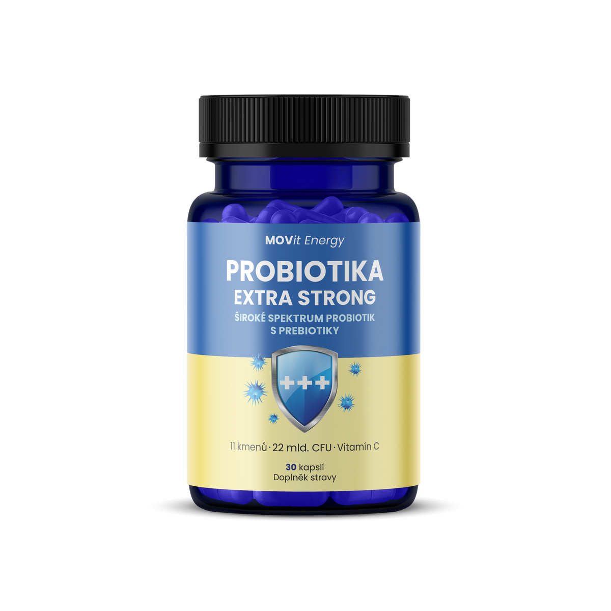MOVit Energy Probiotika EXTRA STRONG, 30 kapslí