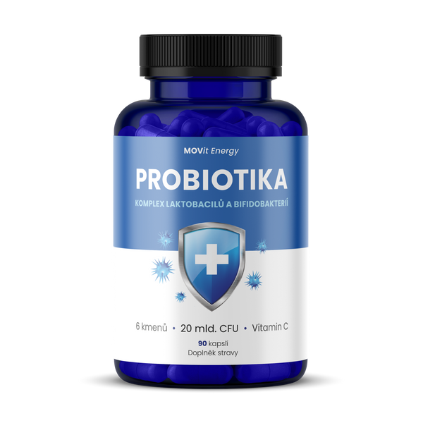 Probiotika, komplex laktobacilů a bifidobakterií, 90 veganských kapslí