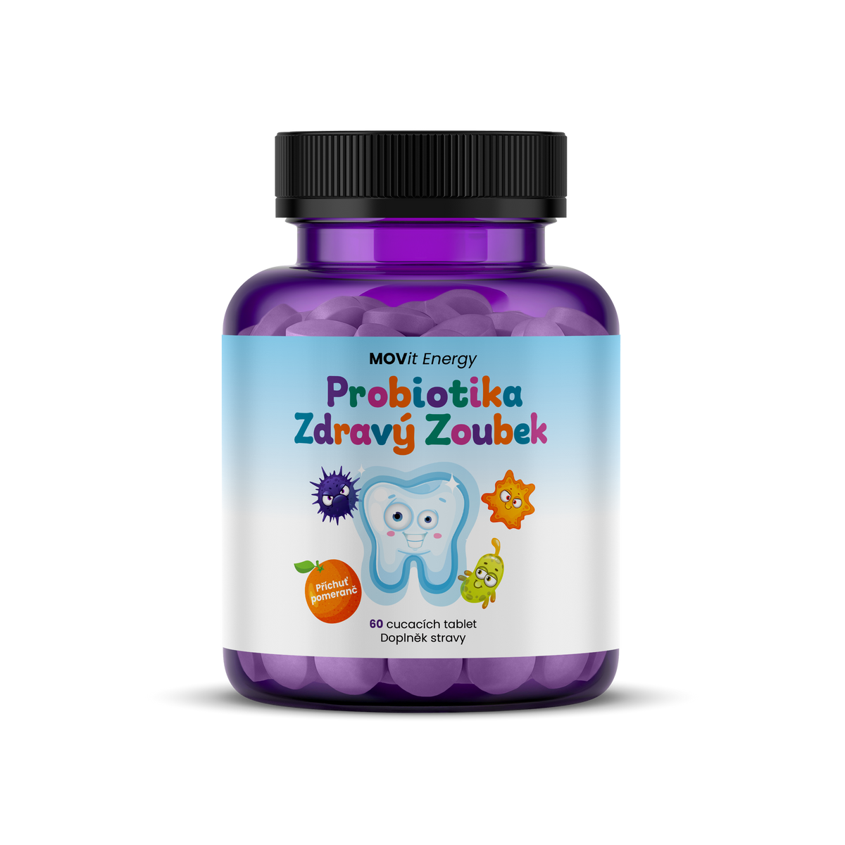 Probiotika pro děti ZDRAVÝ ZOUBEK, 60 cucavých tablet