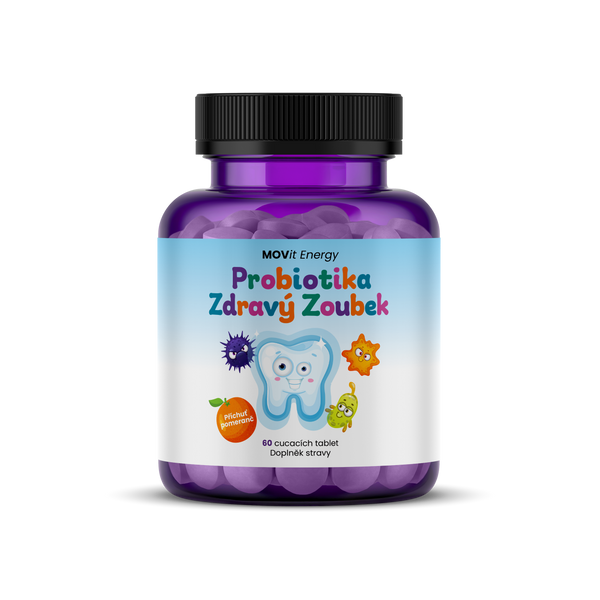 Probiotika pro děti ZDRAVÝ ZOUBEK, 60 cucavých tablet