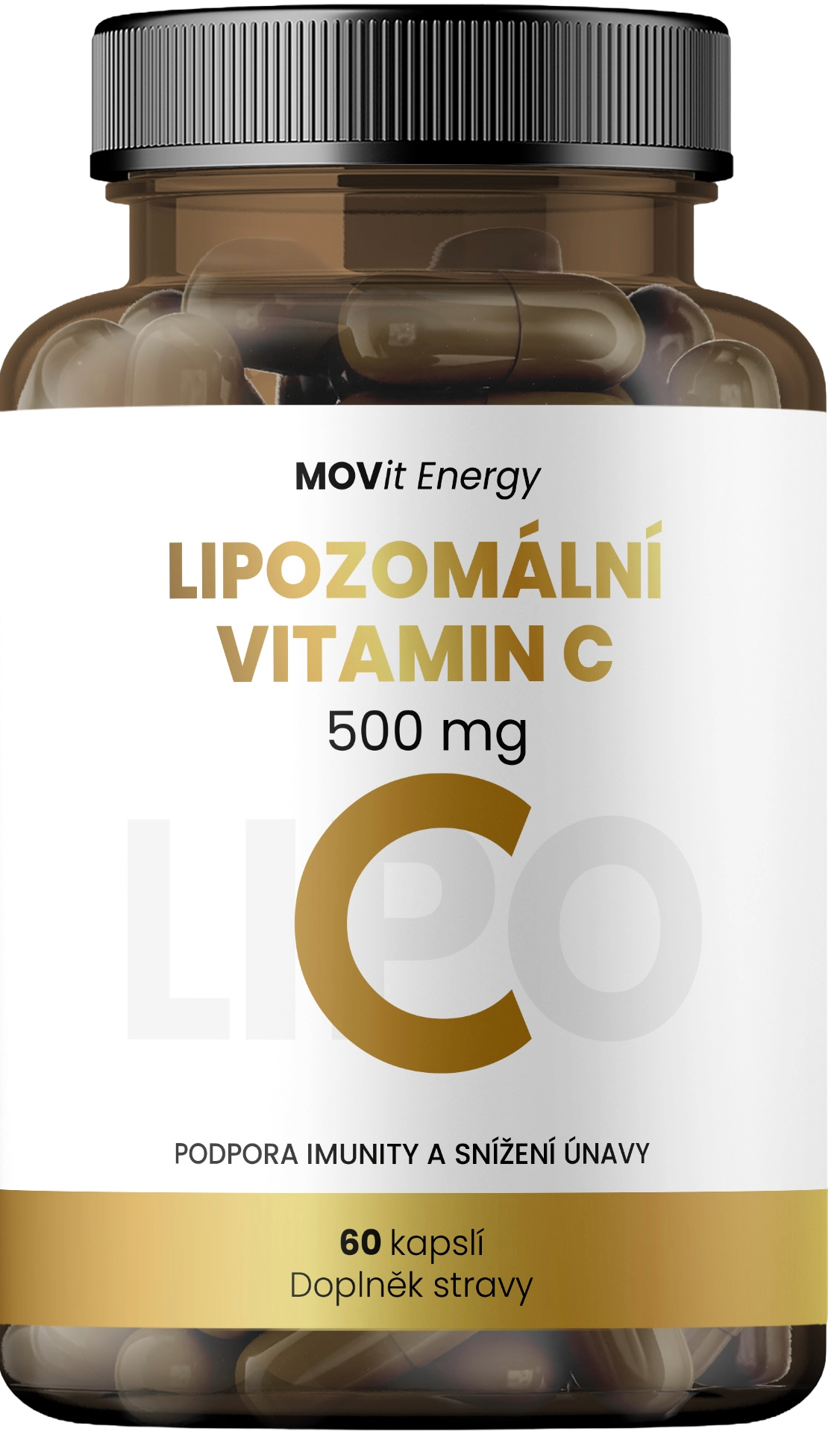 Lipozomální Vitamin C 500 mg, 60 kapslí