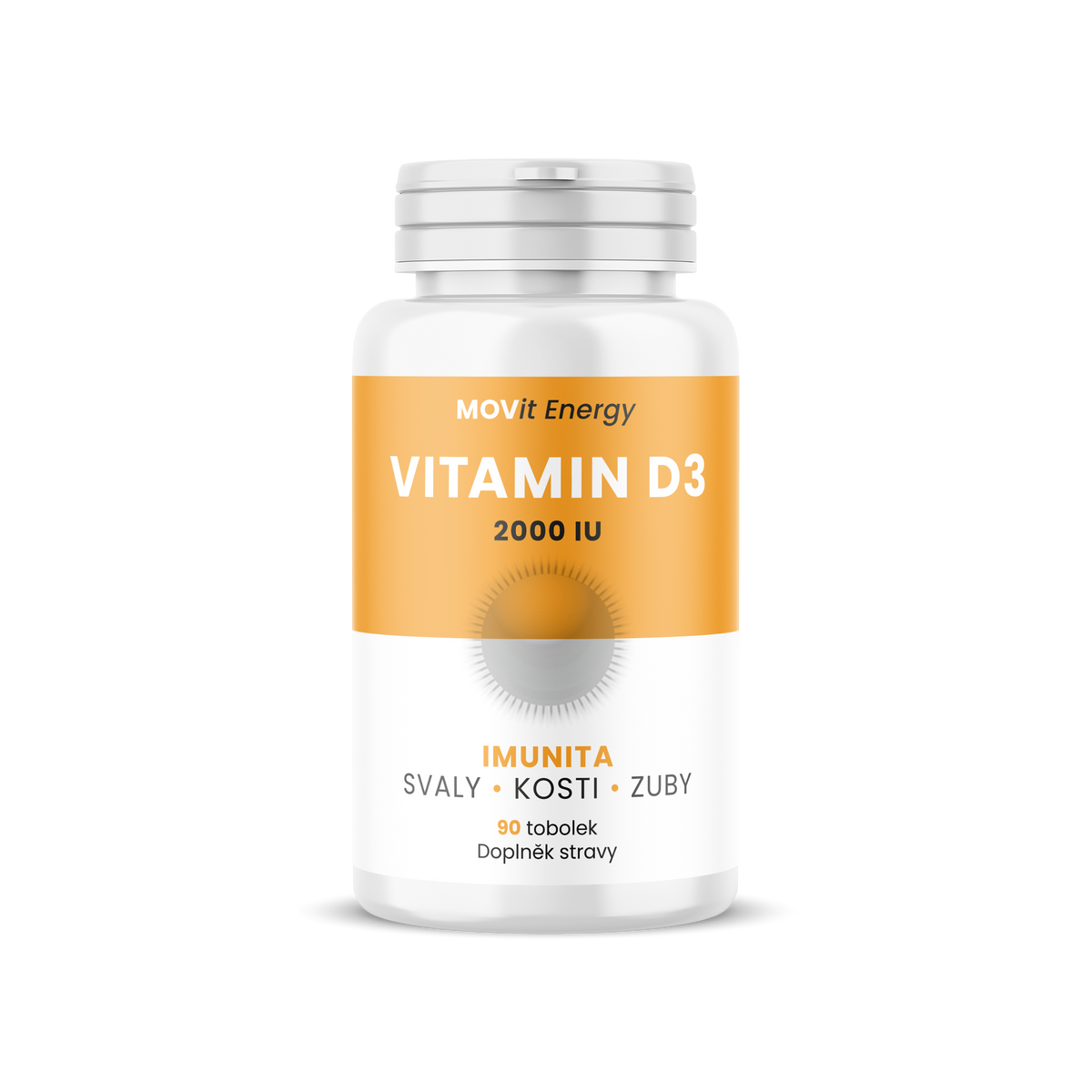 Vitamín D3 2000 I.U. 50 mcg, 90 tobolek