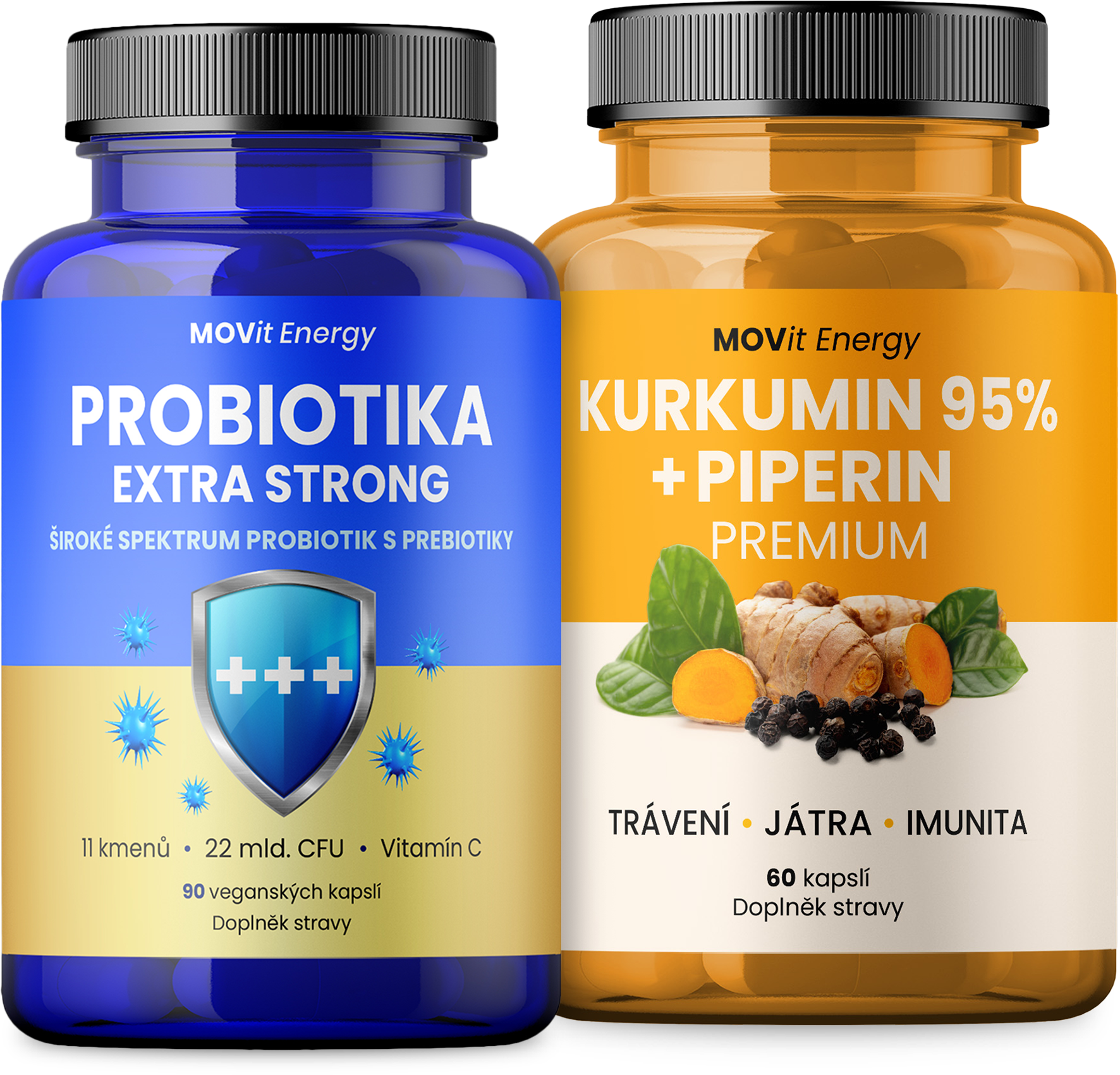 Komfort trávení (Probiotika, Kurkumin)