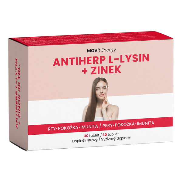 AntiHerp L-Lysin + Zinek, 30 tablet