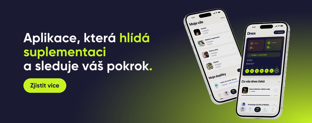 Aplikace MOVit, která hlídá suplementaci a sleduje váš pokrok. Zjistit více