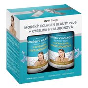 Beauty Dárkový Balíček Mořský Kolagen Beauty Plus + Kyselina hyaluronová, 90+90 tablet