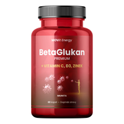 BetaGlukan 350 mg + Vitamin C, D3, Zinek PREMIUM, 60 kapslí