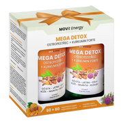 Dárkové Balení MEGA DETOX Ostropestřec + Kurkumin FORTE, 60+60 veganských kapslí