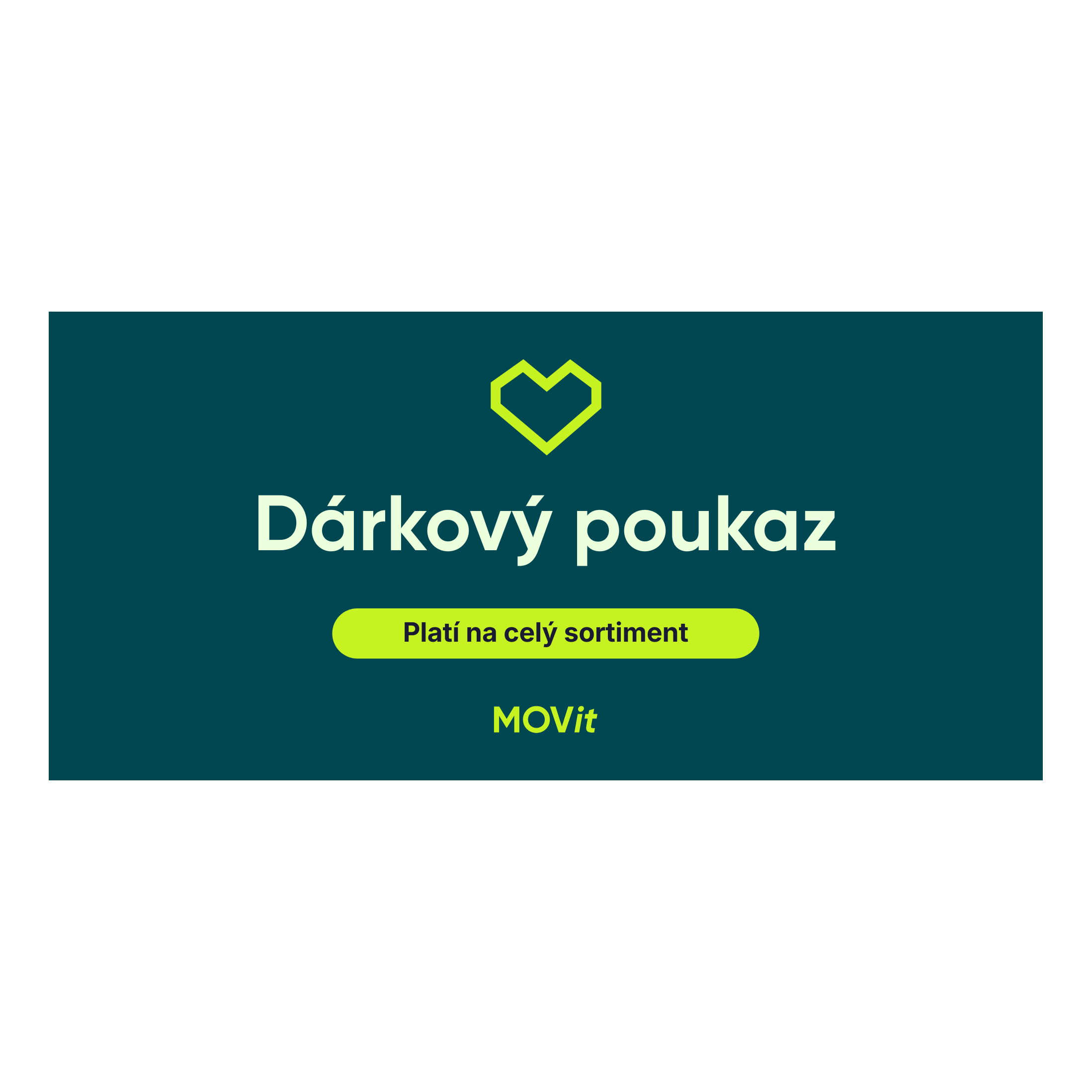Dárkový poukaz MOVit