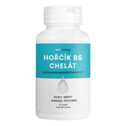 Hořčík B6 Chelát 100 mg, 30 veganských kapslí