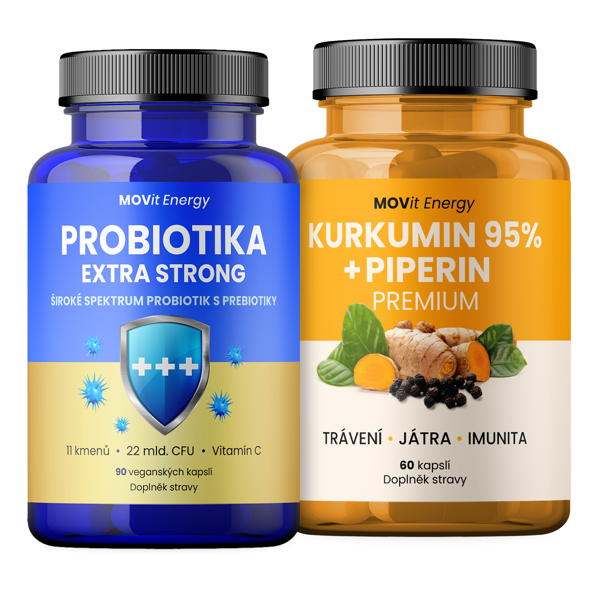 Komfort trávení (Probiotika, Kurkumin)