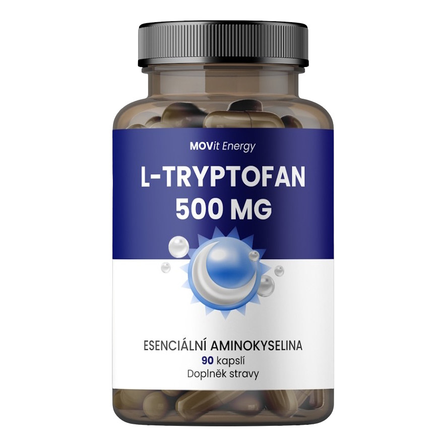L-Tryptofan 500 mg, 90 kapslí