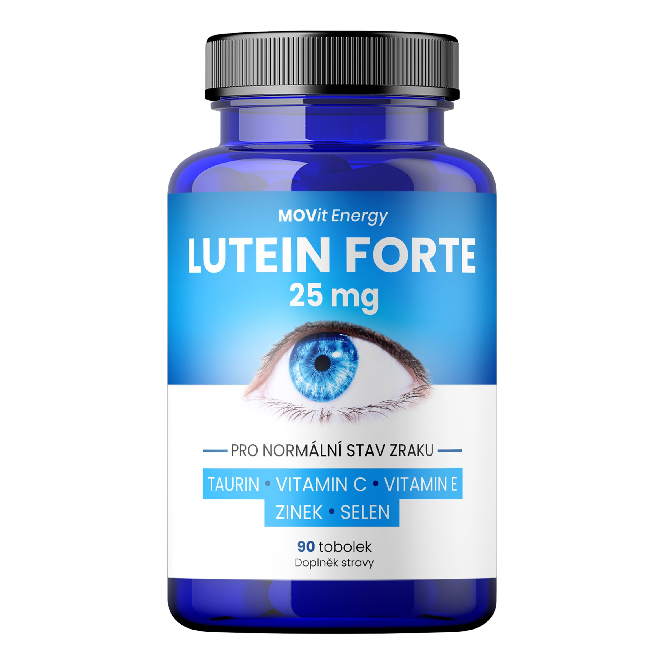 Lutein Forte 25 mg + Taurin, 90 tobolek
