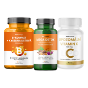 Metabolický restart (B-komplet, Ostropestřec, Vitamin C)