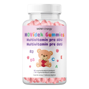 MOVídek Gummies - Multivitamín pro děti, 60 kapslí