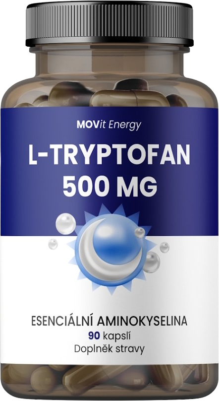 L-Tryptofan 500 mg, 90 kapslí