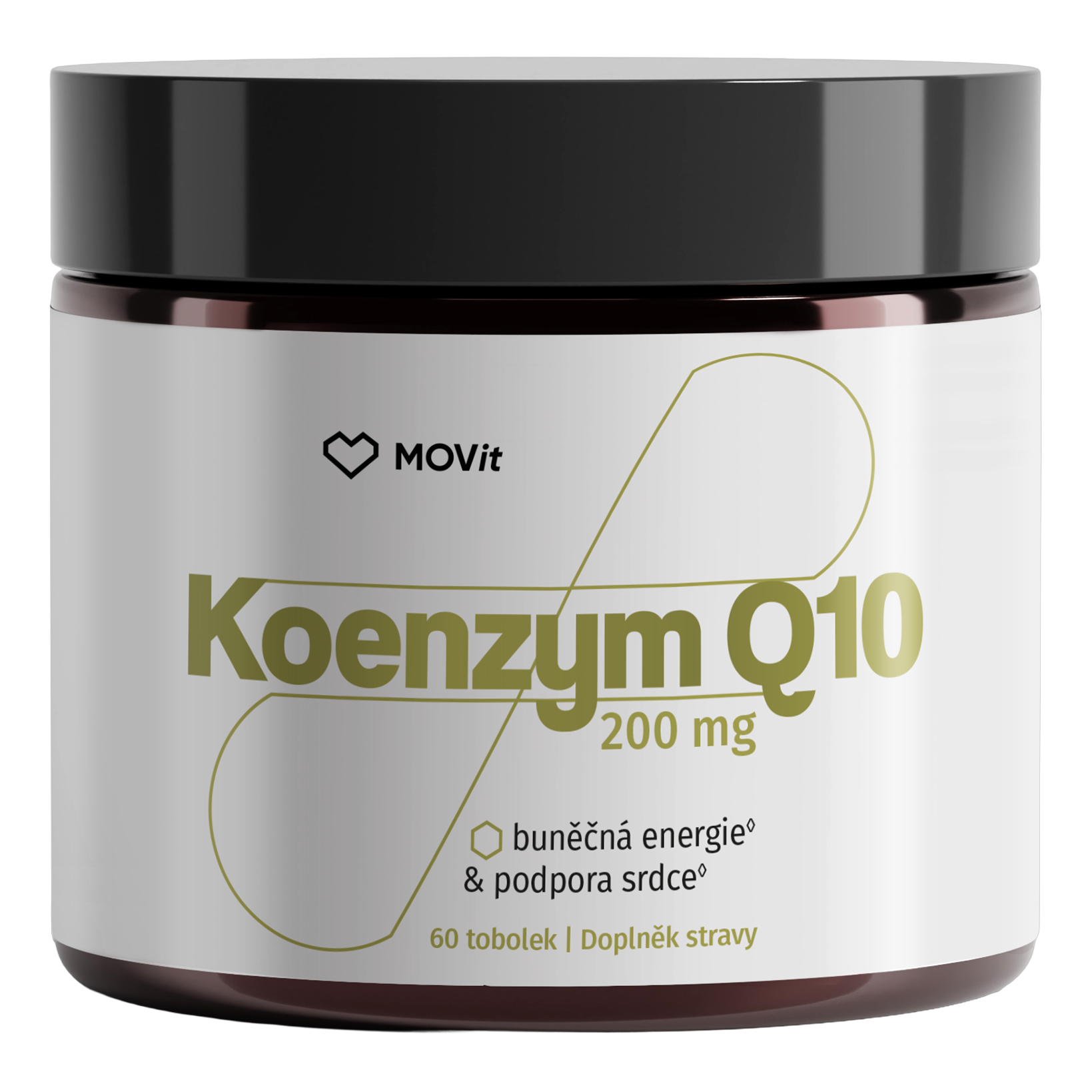 MOVit Longevity Koenzym Q10 200 mg Extra Strong, 60 tobolek