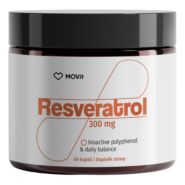 Resveratrol 300 mg, 60 kapslí