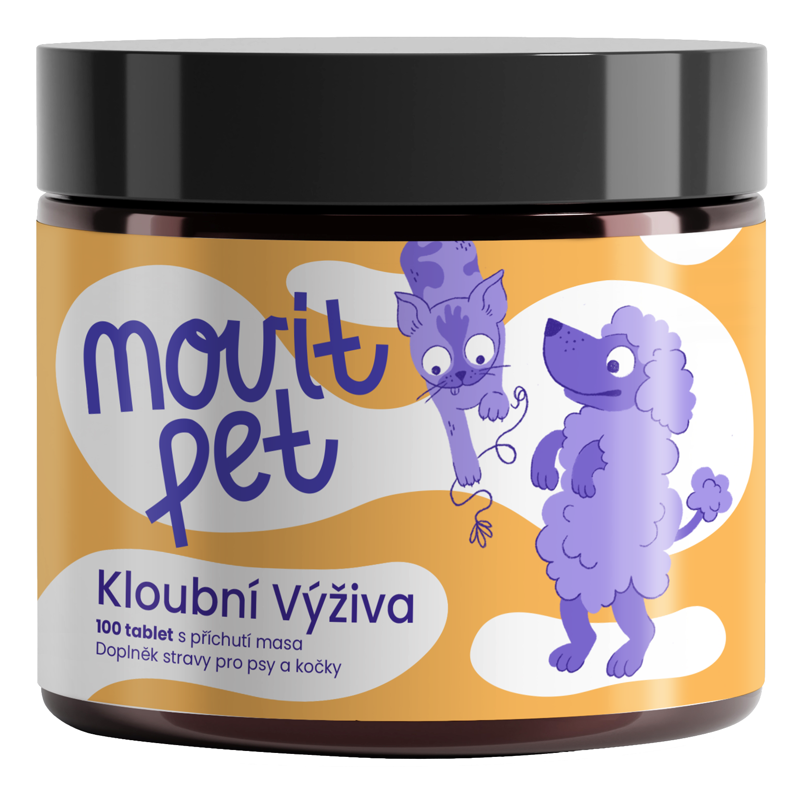 MOVit PET Kloubní Výživa, 100 tablet s příchutí masa