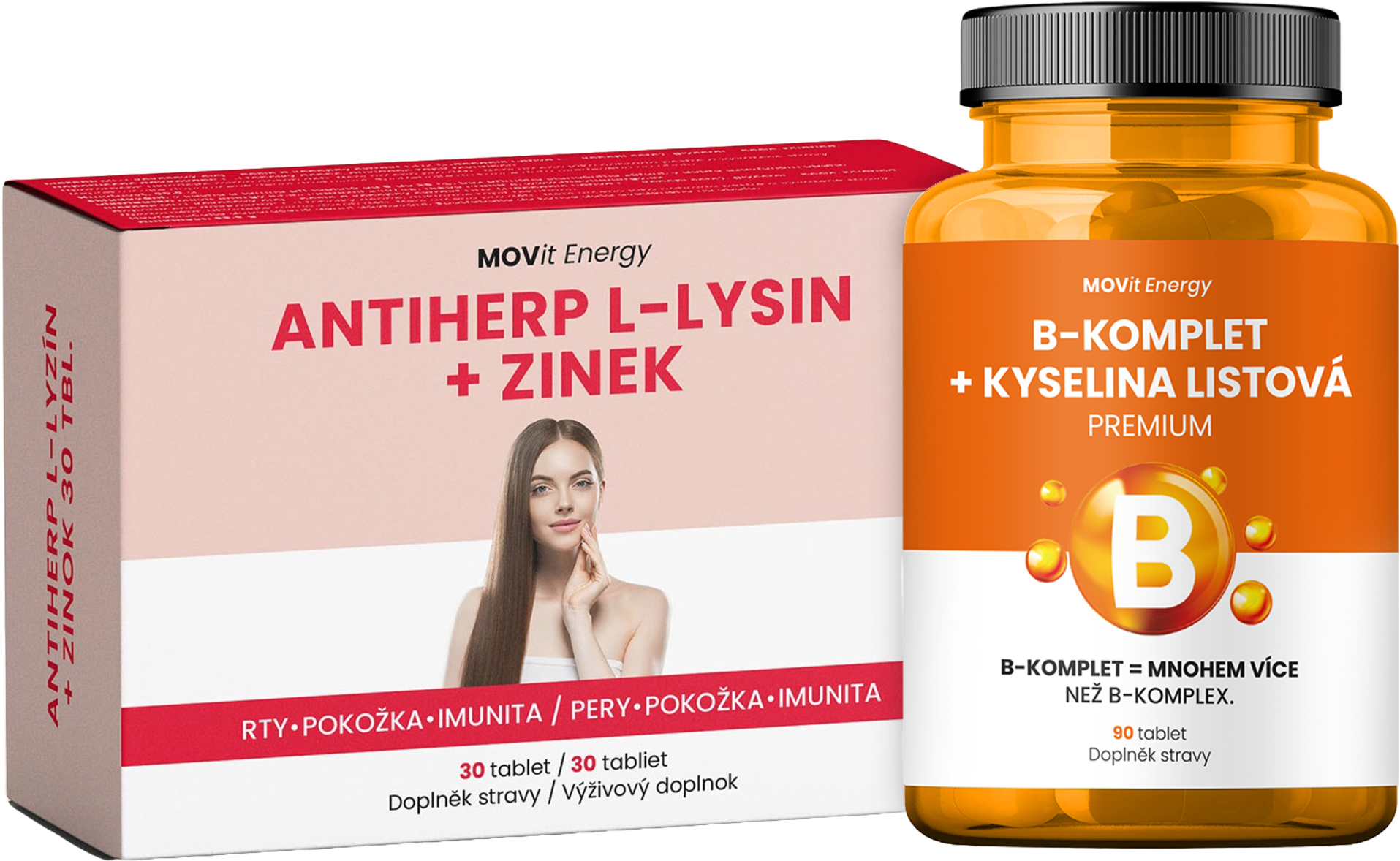 Péče o rty a imunitu (Antiherp, B-komplet)