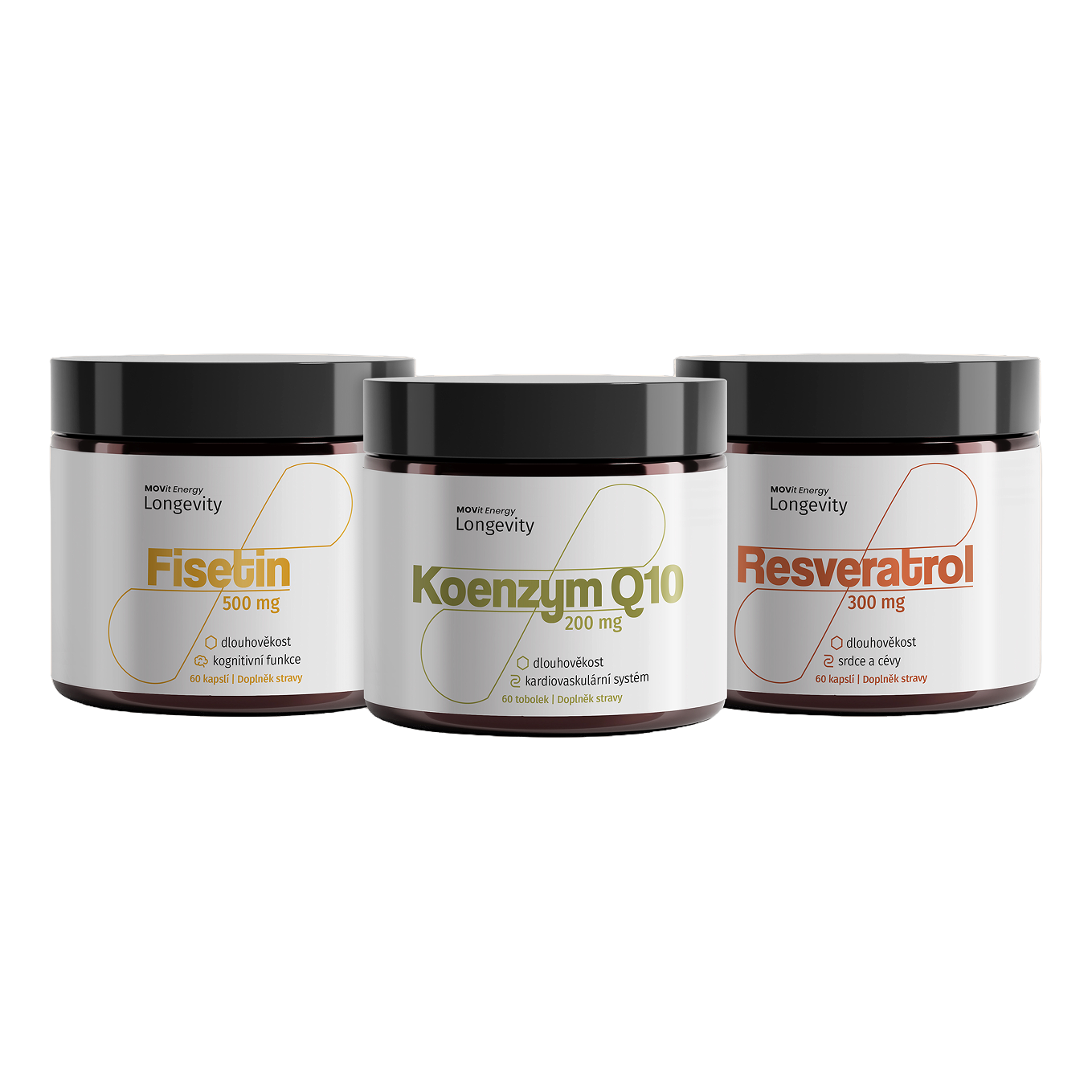 Na plný život (Fisetin, Koenzym Q10, Resveratrol)