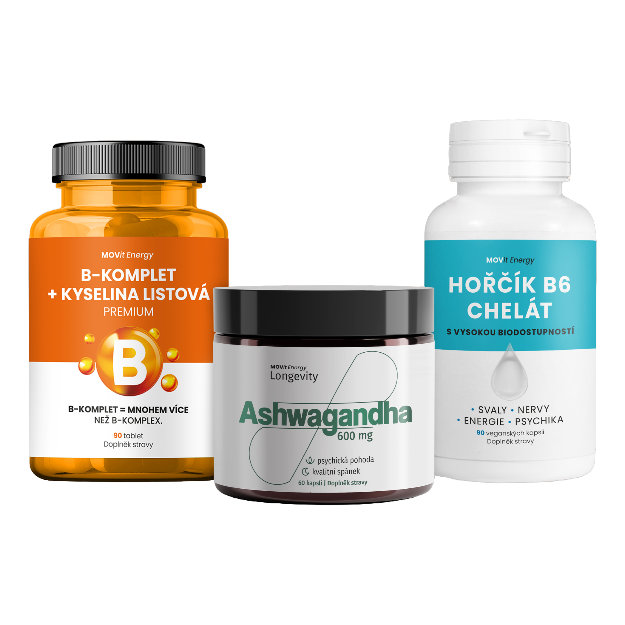 Na vlně klidu (B-komplet, Ashwagandha, Hořčík)