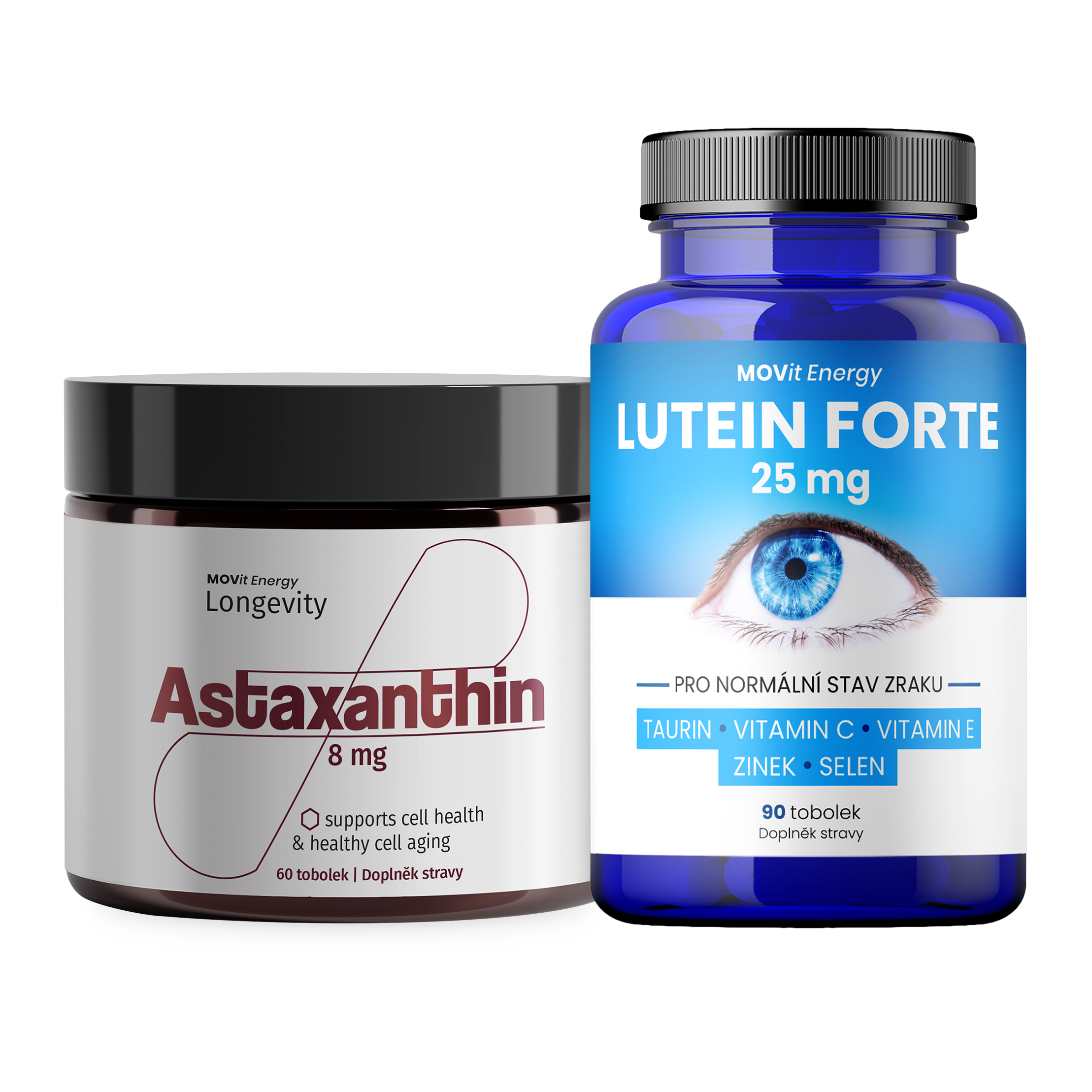 Oční péče (Lutein, Astaxanthin)