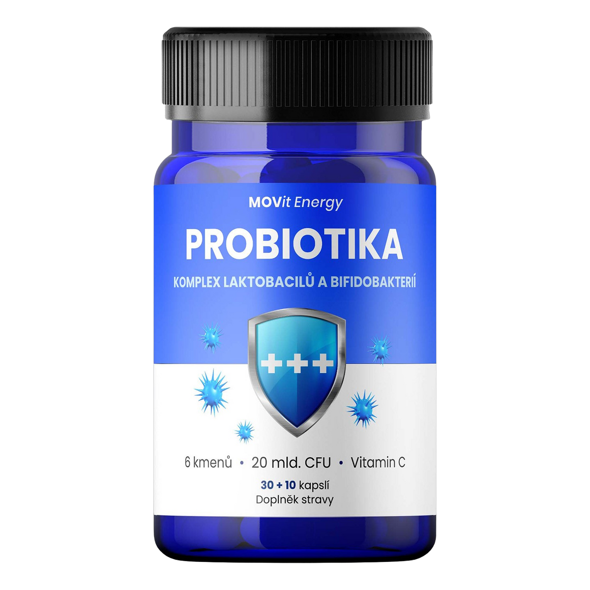 MOVit Energy Probiotika - komplex laktobacilů a bifidobakterií 30+10 kapslí