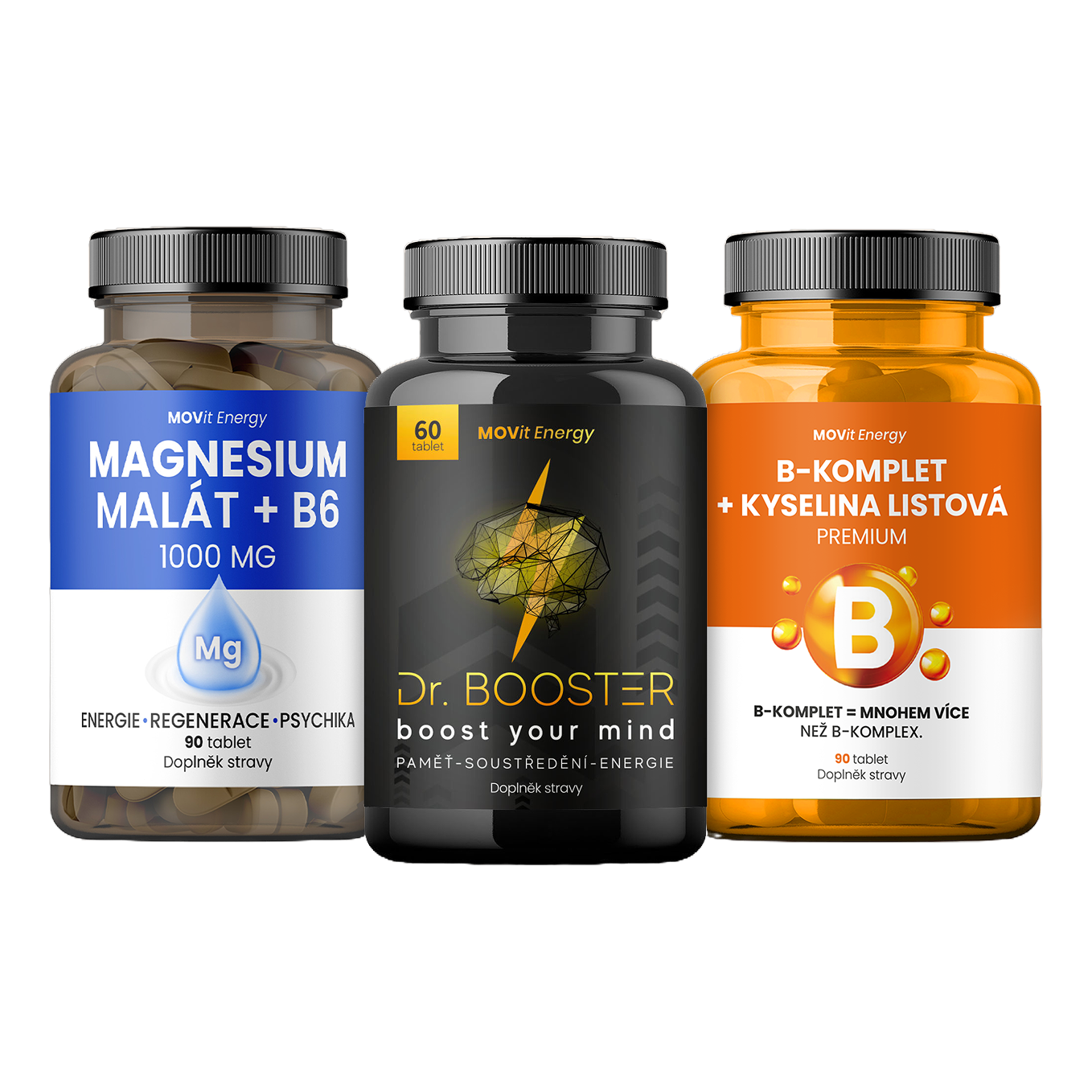 Zaostřeno na výkon (Hořčík, Dr. Booster, B-komplet)